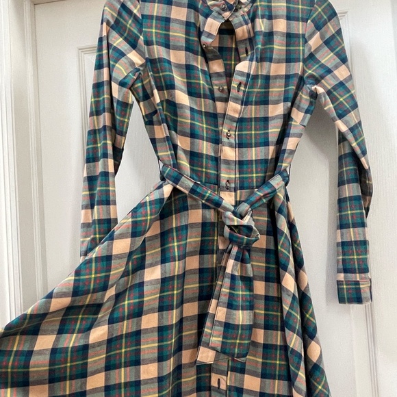 KJP Cozy Cabin Flannels Dress - Picture 2 of 10